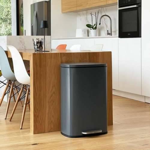 Kanta za smeće Kitchen Move Siva Nehrđajući Čelik 50 L Cijena
