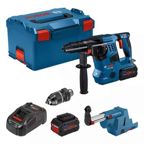 Udarna bušilica BOSCH GBH18V-28CF 2X8AH + GDE18V-16 Cijena