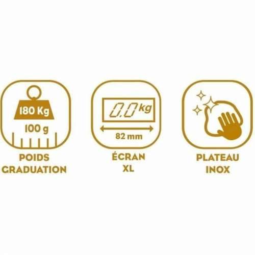 Kupaonička Digitalna Vaga Little Balance 8159 Crna Čelik Nehrđajući Čelik 180 kg Cijena