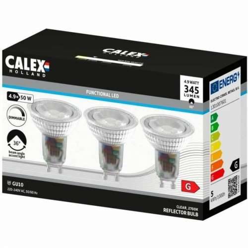 LED žarulja Calex Bijela G 4,9 W (2700 K) Cijena