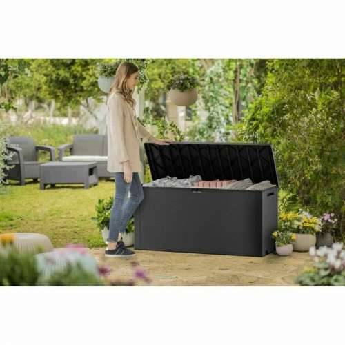 Vanjski sanduk Keter Emily Tamno sivo Smola Plastika (118 x 45 x 58 cm) Cijena