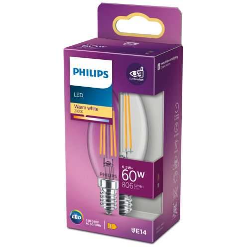 LED Žarulja Svijeća Philips Equivalent  E14 60 W Bijela E (2700 K) Cijena