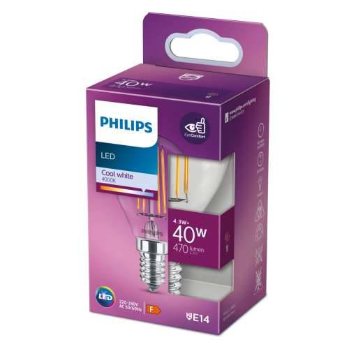Sferična LED Žarulja Philips Equivalent E14 40 W F (4000 K) Cijena