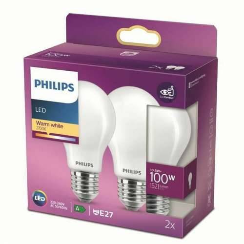 LED žarulja Philips Equivalent 100 W E27 Bijela D (2700 K) (2 kom.) Cijena
