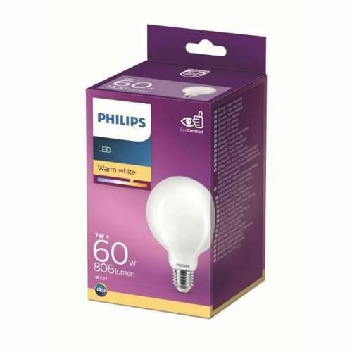 LED žarulja Philips Equivalent 60 W Bijela E E27 (2700 K) Cijena