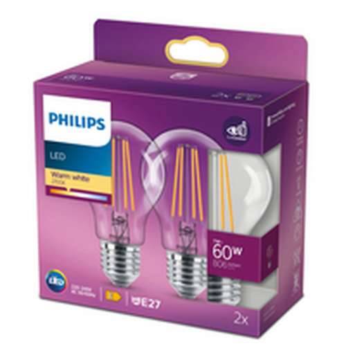 LED žarulja Philips Classic 60 W Bijela E E27 (2700 K) (2 kom.) Cijena