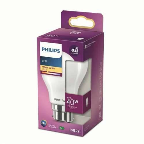 LED žarulja Philips 8718699762476 Bijela F 40 W B22 (2700 K) Cijena