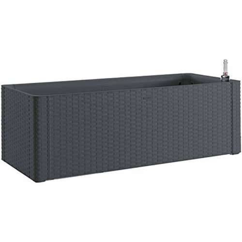 Žardinjera sa samozalijevanjem Stefanplast Natural Delux Pravokutno Antracitna 100 x 43 x 33 cm Cijena
