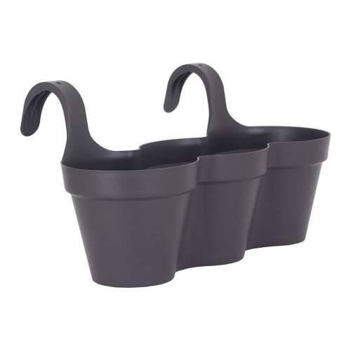 Posuda Artevasi 639343 Antracitna Tamno sivo Plastika Okruglo 30,5 x 54 x 28 cm Cijena