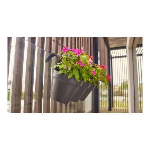 Posuda Artevasi 639343 Antracitna Tamno sivo Plastika Okruglo 30,5 x 54 x 28 cm Cijena