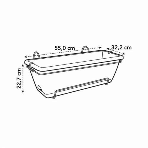 Posuda Elho 542305541000 Smeđa Taupe Boja polipropilen Plastika Pravokutno 33,5 x 54,5 x 23 cm Cijena