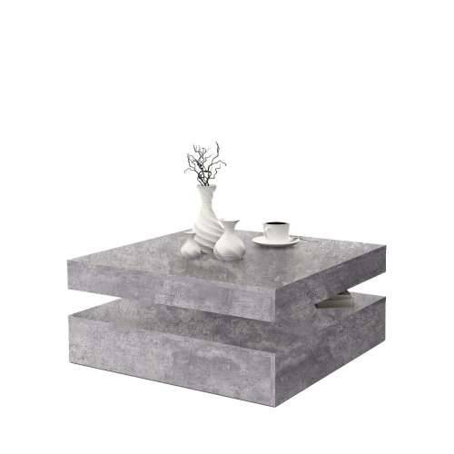 Pomoćni stolić Svjetlo siva (78 x 78 x 35,4 cm) Cijena