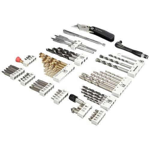 Set bušilica BOSCH 2608P00234 76 Dijelovi Nehrđajući Čelik Futrola za prenošenje Cijena