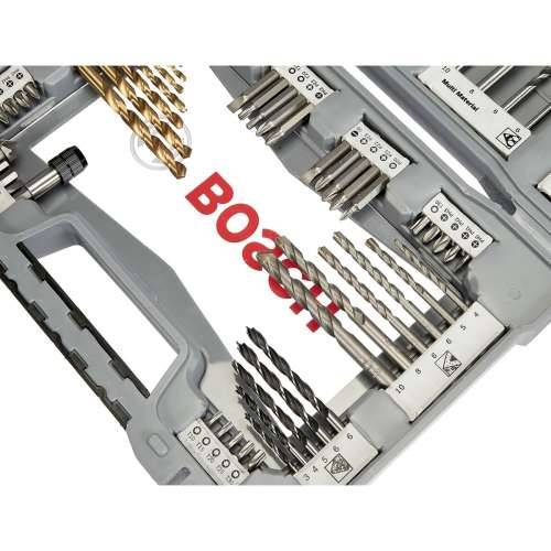Set bušilica BOSCH 2608P00234 76 Dijelovi Nehrđajući Čelik Futrola za prenošenje Cijena