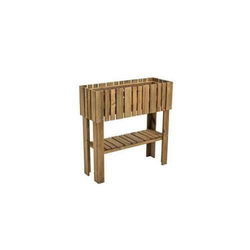 Posuda Ekju 78 x 29 x 79 cm Smeđa Drvo Kvadratno Cijena