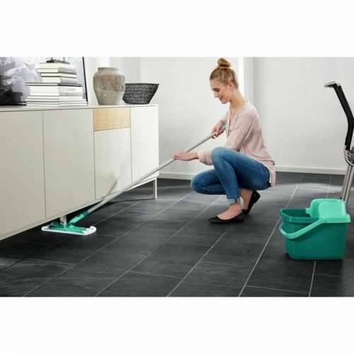 Mop with Bucket Leifheit Combi Clean M Zelena Metal Plastika Cijena