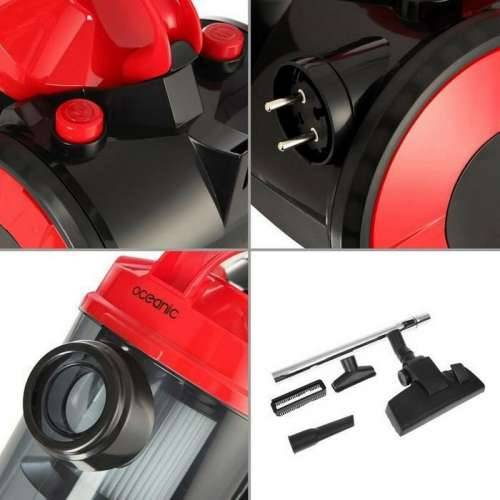 Usisavač bez vrećice Oceanic VC10RBAX2 Crna Crvena rouge 700 W Cijena