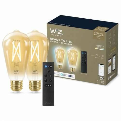 Pametna Žarulja Wiz ST64 E27 50 W Pisana zlatan 7 W 640 lm (2 kom.) Cijena