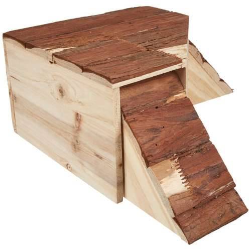 Minijaturna kuća Kerbl glodavci 37 x 37 x 16 cm Smeđa Drvo Cijena
