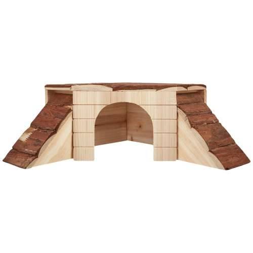 Minijaturna kuća Kerbl glodavci 37 x 37 x 16 cm Smeđa Drvo Cijena