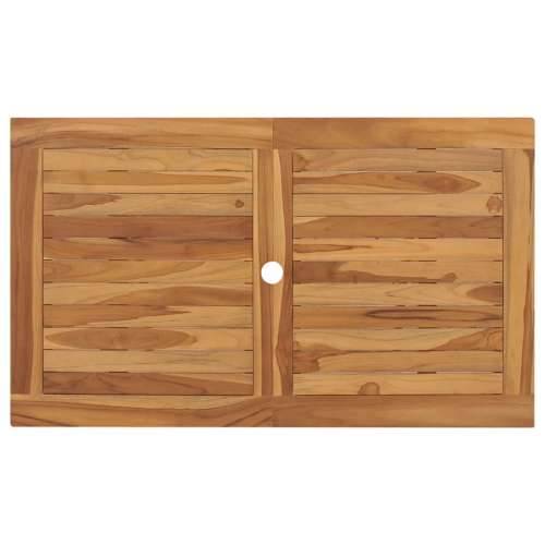 Sklopivi vrtni stol od tikovine 120 x 70 x 75 cm - Smeđa 1 Cijena