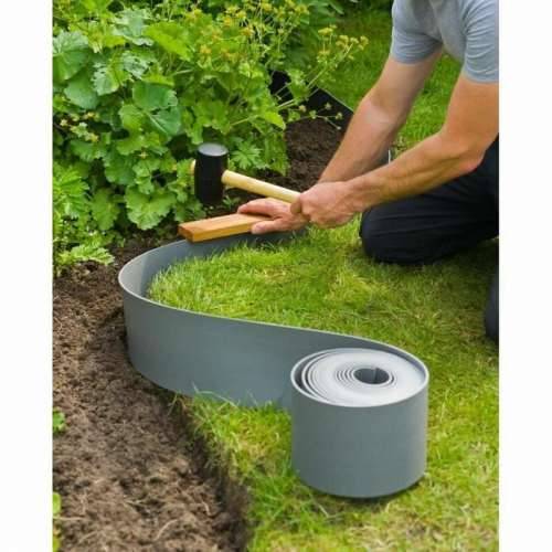 Vrtna Ograda Nature Siva Polietilen 7,5 cm x 10 m Cijena