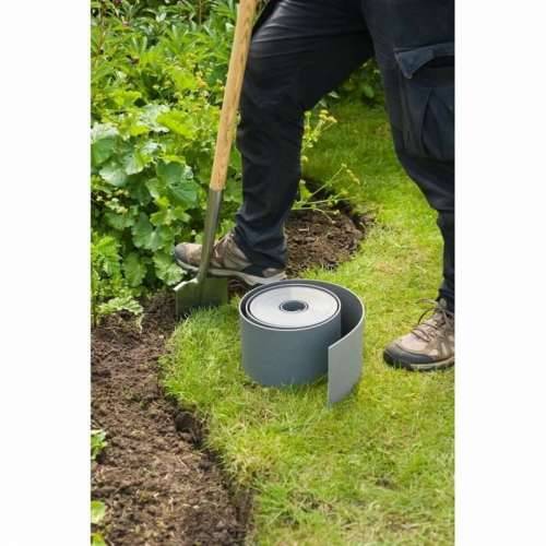 Vrtna Ograda Nature Siva Polietilen 7,5 cm x 10 m Cijena