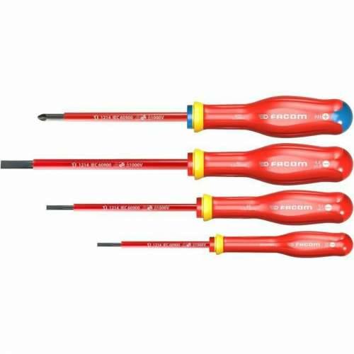 Set Odvijača Facom Protwist Isolated 1000V AT4VEPB ravna Pozidriv 4 Dijelovi Cijena
