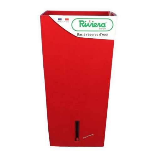 Tegla za samozalijevanjem Riviera Eva New Plastika Kvadratno Crvena (37 x 37 x 68,5 cm) Cijena