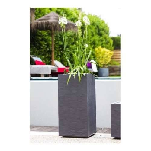Posuda EDA Graphit Siva Tamno sivo Plastika Kvadratno 39,5 x 39,5 x 80 cm Cijena