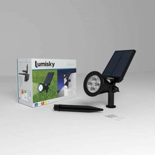 Solarni reflektor Lumisky 3760119732779 S mogućnošću nagiba 2 u 1 (2 kom.) Cijena