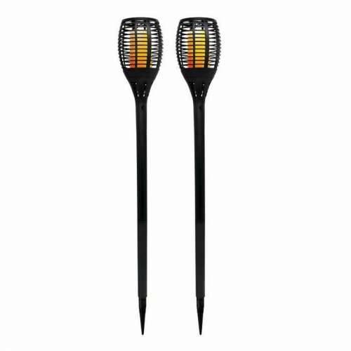Set vrtnih solarnih baklji Lumi Garden Maity Sun Mini Crna Plastika 70 cm (2 kom.) Cijena