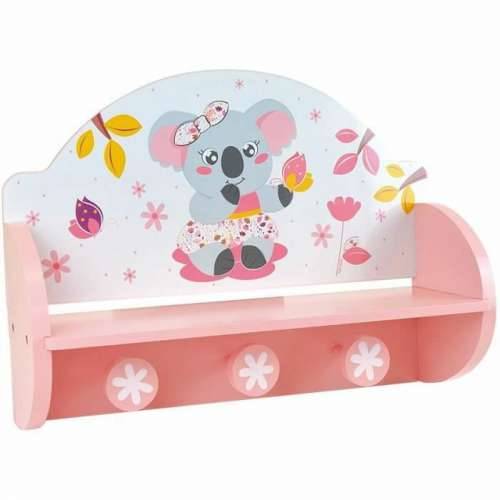 Zidna vješalica Fun House Roza Drvo MDF (33 x 46 x 15 cm) Cijena