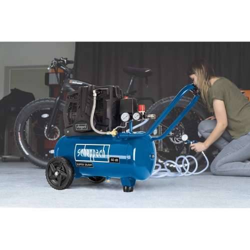 Kompresor Zraka Scheppach HC25Si Vodoravno 1100 W 8 bar 24 L Cijena