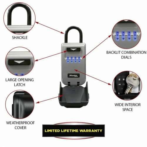 Sef Master Lock 5424EURD ključevi Siva Metal 17,5 x 7,2 x 5,2 cm Cijena