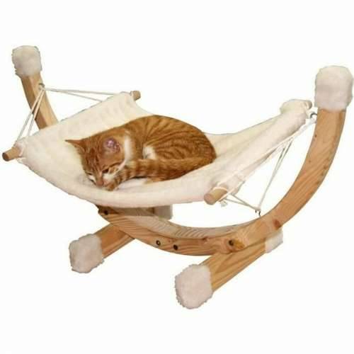 Viseći ležaj za mačke Kerbl Siesta 73 x 36 x 34 cm Bijela Cijena