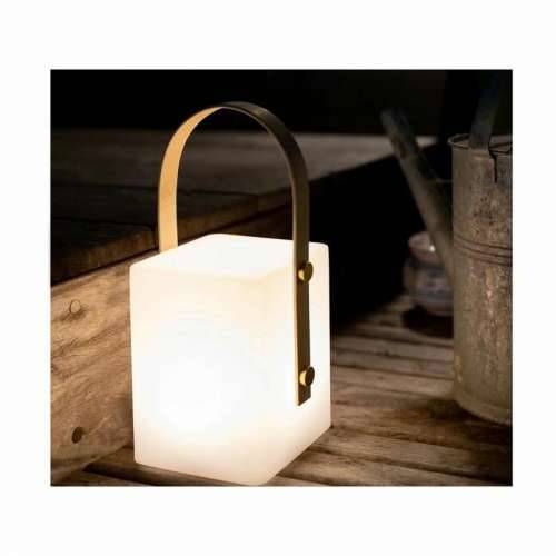 Stolna svjetiljka Lumisky Tiky 10 x 10 x 25 cm Bijela Smeđa Bambus Plastika Cijena