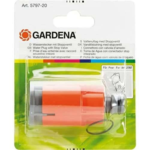 Dovod vode sa zapornim ventilom Gardena 5797-20 Aquastop Oranžna Cijena