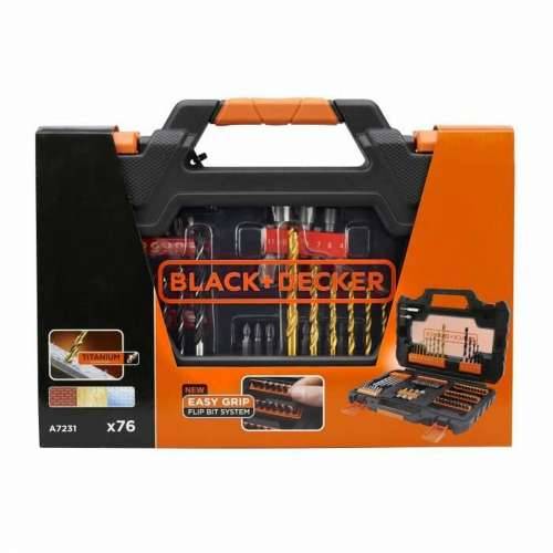 Drill bits and tits set Black & Decker A7231 76 Dijelovi Cijena