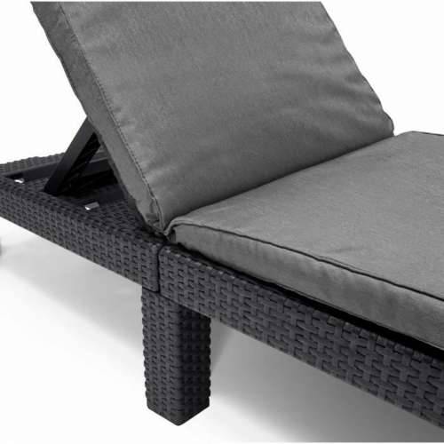 Pludmales guļamkrēsls Allibert by KETER Daytona De Luxe 187 x 58 x 29 cm Siva Cijena