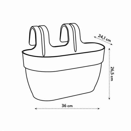 Posuda Elho 3662603645100 Bijela Plastika Pravokutno moderan 24 x 36 x 26,5 cm Cijena