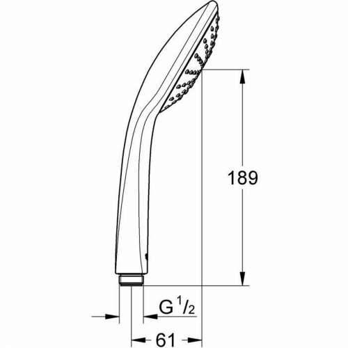 Glava tuša Grohe Vitalio Joy 110 1 Položaj Cijena