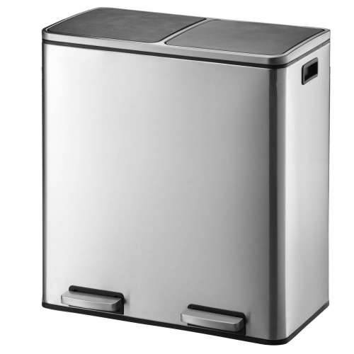 Kanta za Smeće za Recikliranje Kitchen Move Nehrđajući Čelik (30 L x 2) Cijena