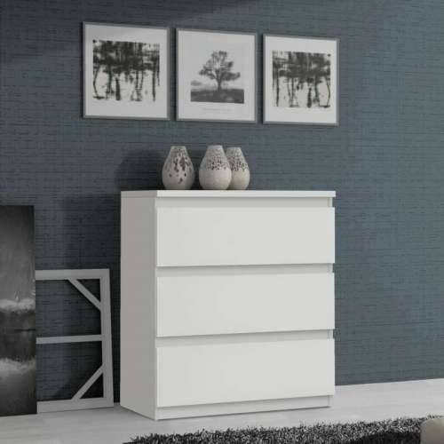 Ormarić s ladicama Chelsea Bijela 77,2 x 100,7 x 77 cm Cijena