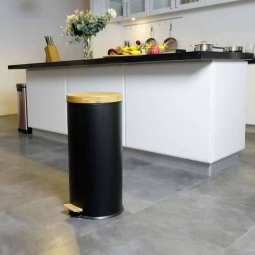 Kanta za Smeće Kitchen Move   Crna Mat crna 30 L Cijena