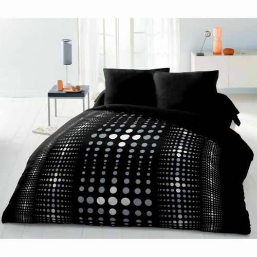 Set pokrivača za poplun HOME LINGE PASSION Steevy Crna Siva Bračni krevet 220 x 240 cm Cijena