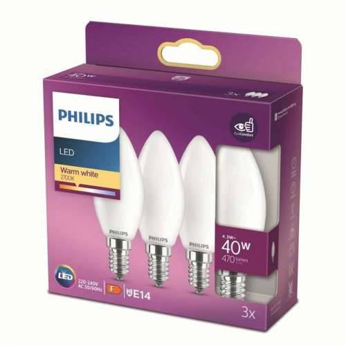 LED žarulja Philips 8719514272170 40 W F E14 (2700 K) (3 kom.) Cijena