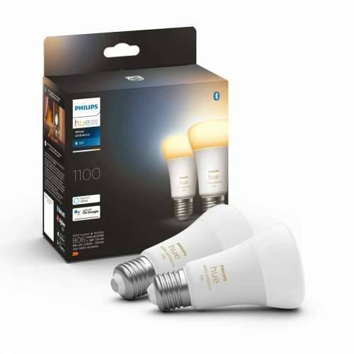 Pametna Žarulja Philips Pack de 2 E27 Bijela F E27 (2200K) (6500 K) Cijena