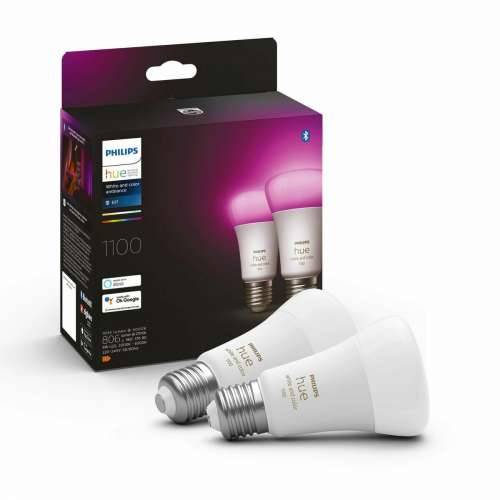 Pametna Žarulja Philips Pack de 2 E27 Bijela F 9 W E27 806 lm (6500 K) Cijena