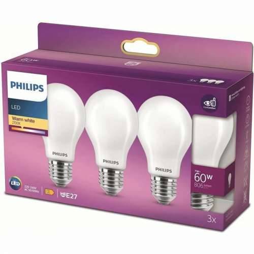 LED svjetiljka Philips Bombilla E 7 W 60 W 806 lm (2700k) Cijena